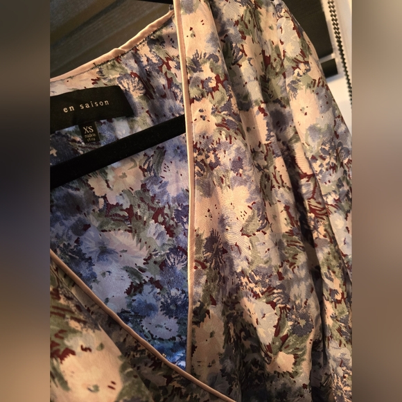 Floral Ruffle Mini Wrap Dress - XS - Picture 11 of 11